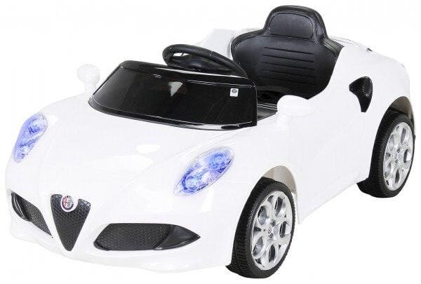 Coche Eléctrico Para Niños Y Bebe 2 Años Blanco