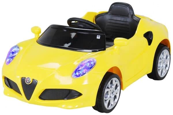 Coche Eléctrico Para Niños Y Bebe Amarillo 2 Años