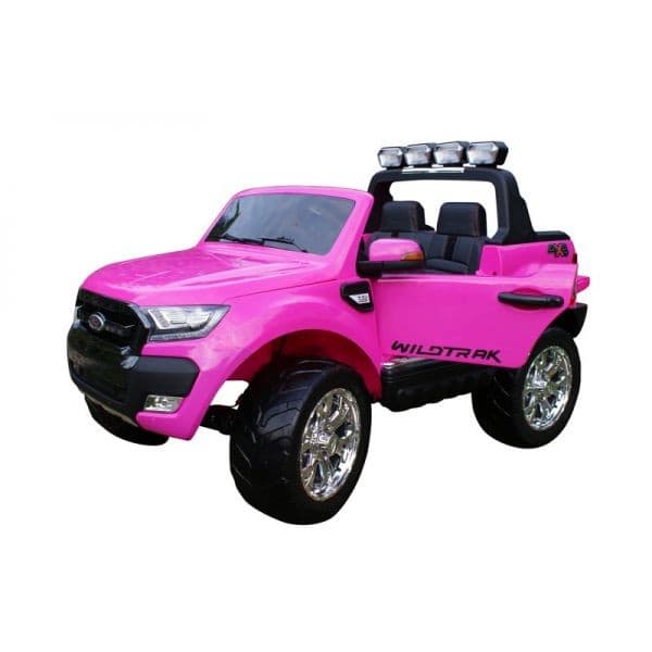 Coche Eléctrico Para Niños Y Bebe 4X4 Rosa De 2 Plazas