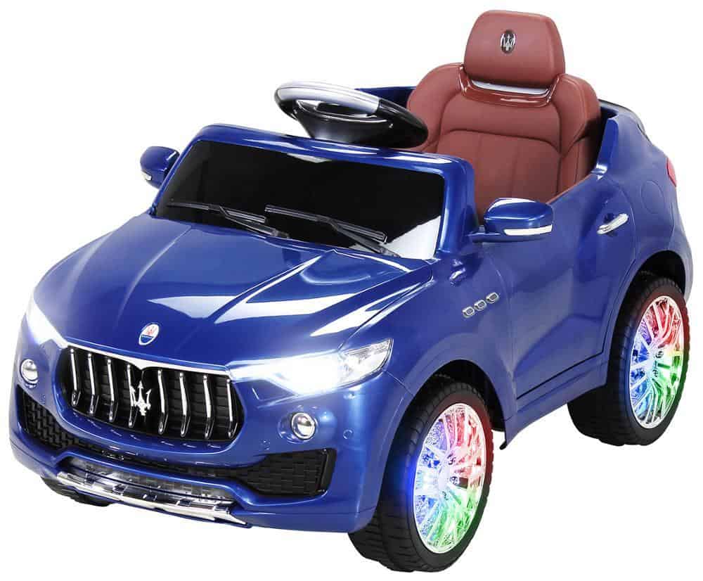 Coche Eléctrico Para Niños Y Bebe Azul 6V