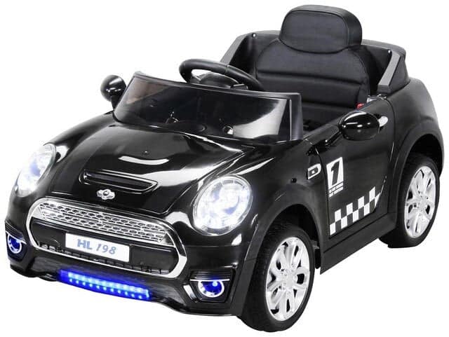 Coche Eléctrico Para Niños Y Bebe Negro 4 Años