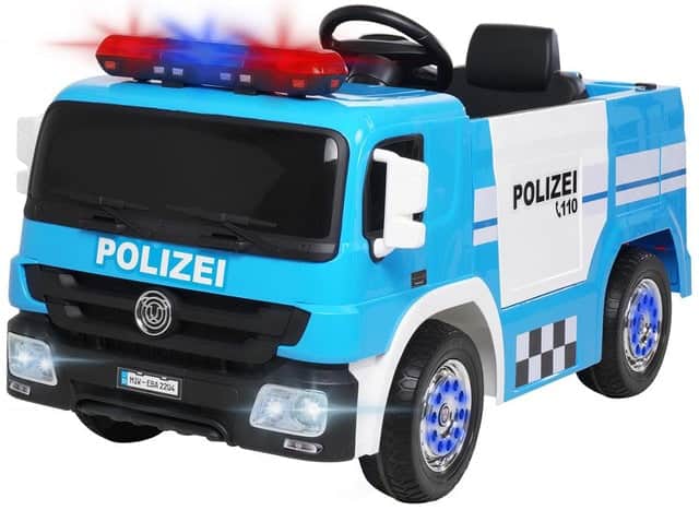 Camion Electrico Niño Policía