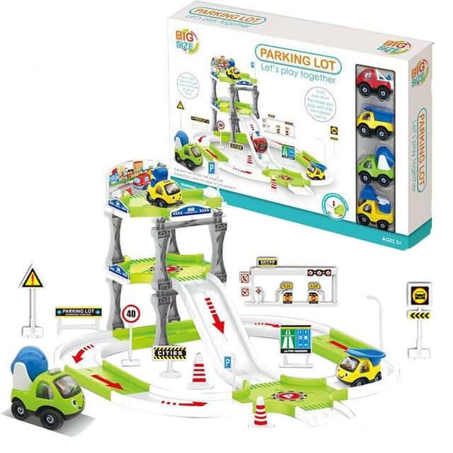 Garaje Coches Juguete Circuito Estacionamiento