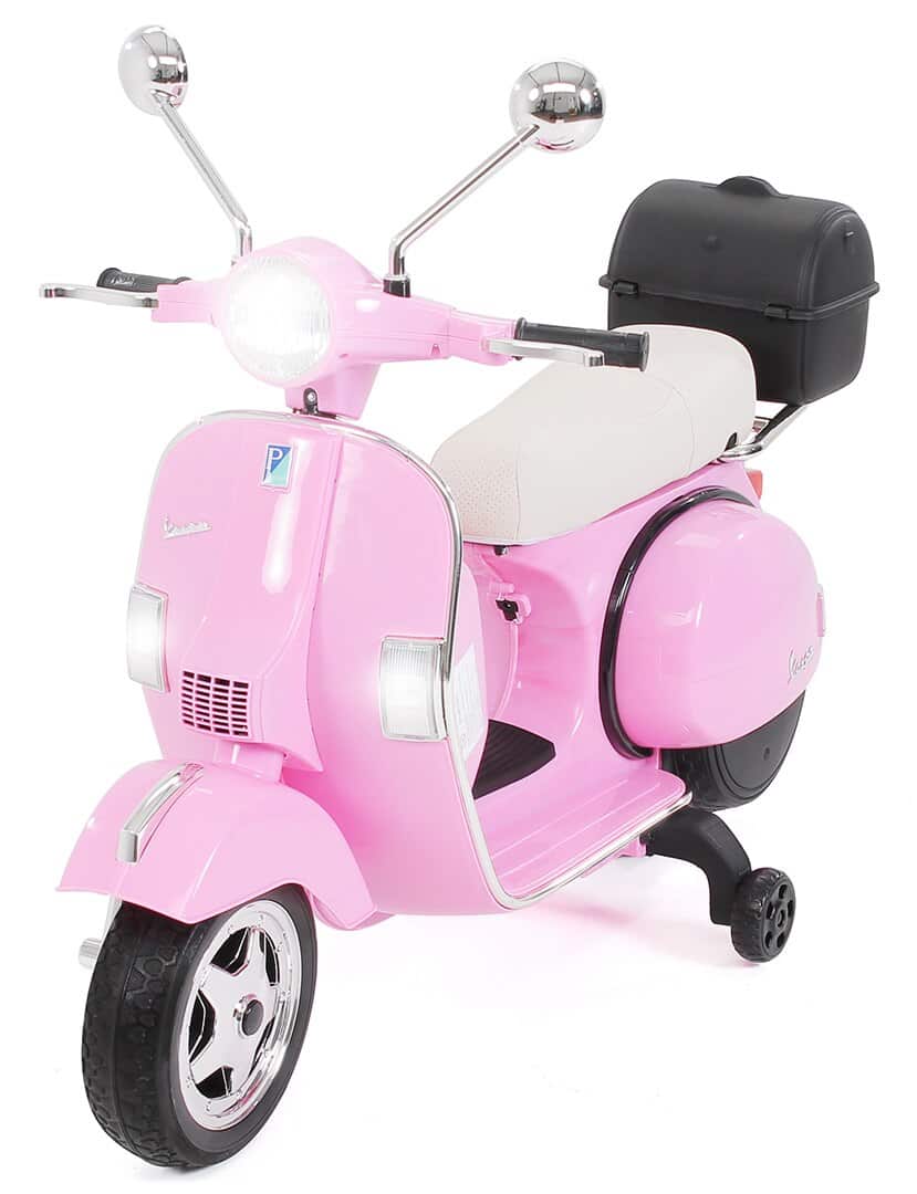 Moto Electrica Niños Scooter Rosa