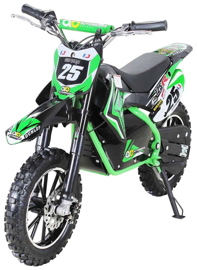 Moto Electrica Niños Mini Cross Verde 500W