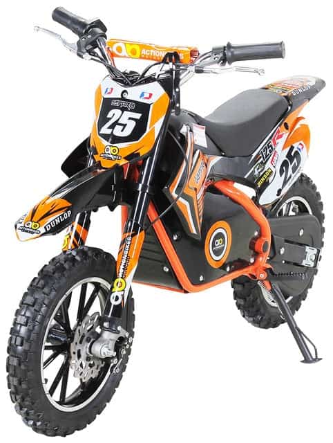 Moto Electrica Niños Mini Cross Naranja 500W