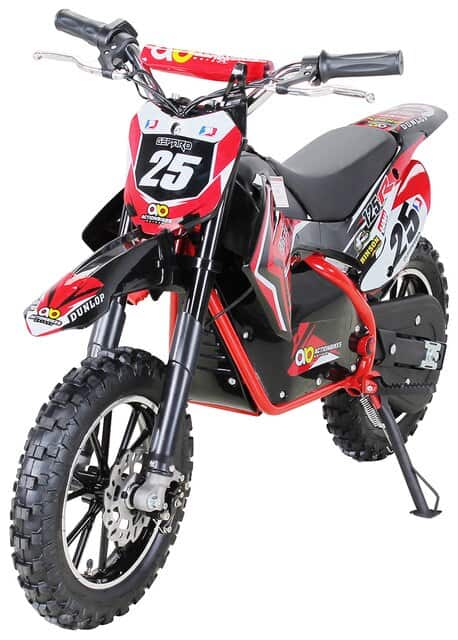 Moto Electrica Niños Mini Cross Roja 500W