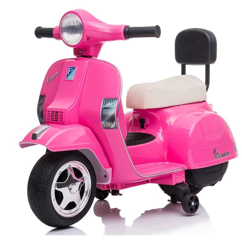 Moto Electrica Niños Scooter Rosa Barbie