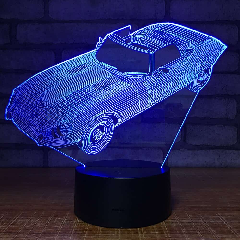 Lamparas Mesita De Noche Coche Lámpara Led Descapotable