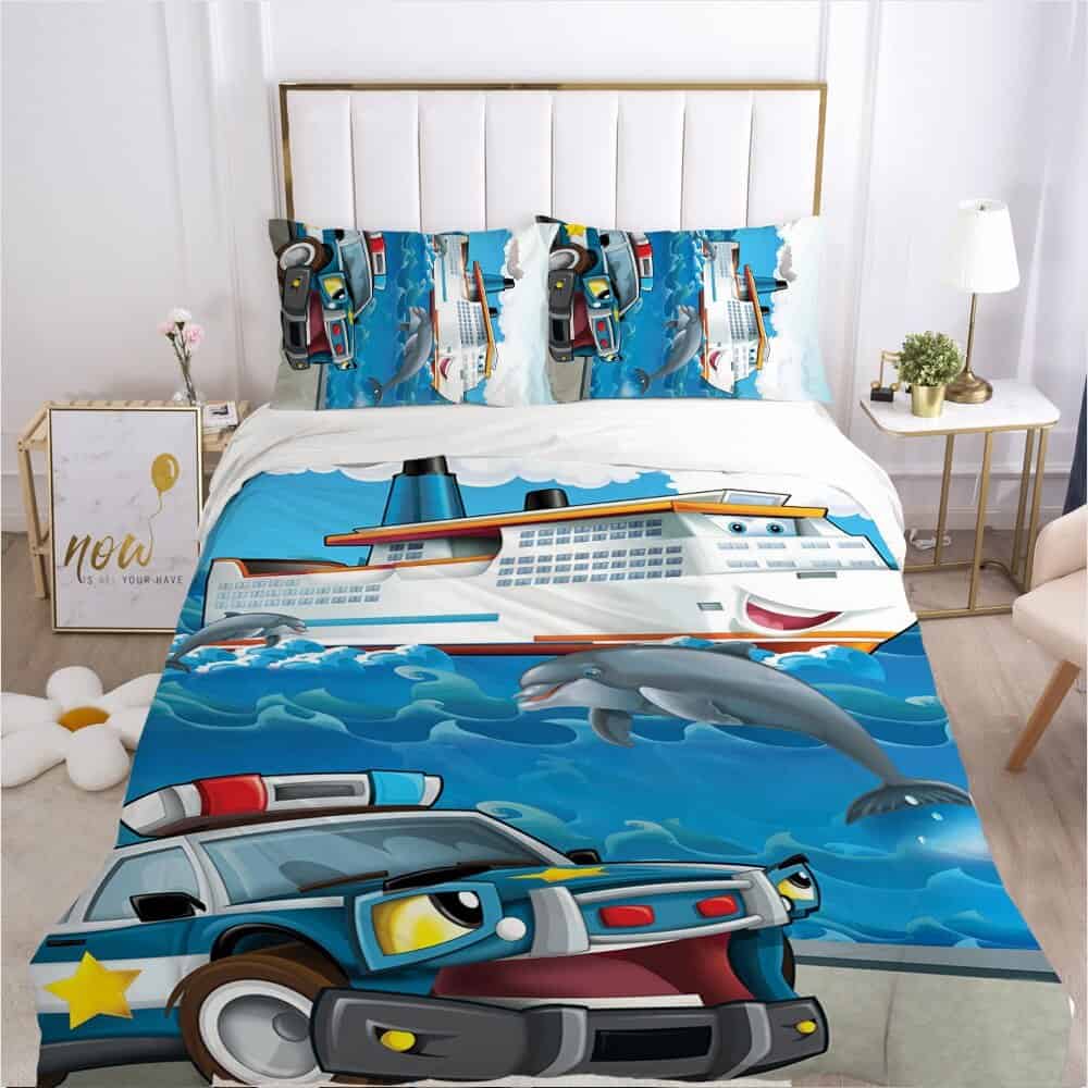 Funda Nordica Infantil Coche De Policía